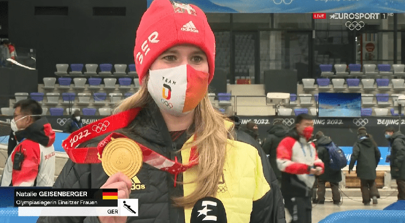 Olympia 2022 Peking Video: Alle deutschen Olympiasiege. Schlussfeier
