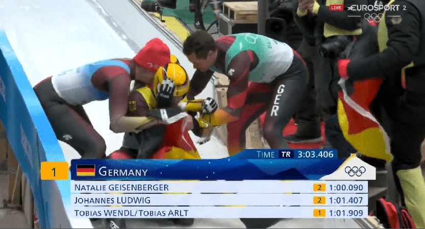 Olympia 2022 Peking Video: Deutschland fuhr zum vierten Rodel-Gold