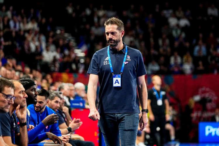 Handball WM 2023 – Guillaume Gille – Frankreich – im Bild: EHF EURO 2024 Qualifikation Frankreich vs Lettland am 13. Oktober 2022 – Copyright: ©FFHandball__ICON_SPORT Handball WM 2023 – Guillaume Gille – Frankreich – im Bild: EHF EURO 2024 Qualifikation Frankreich vs Lettland am 13. Oktober 2022 – Copyright: ©FFHandball__ICON_SPORT