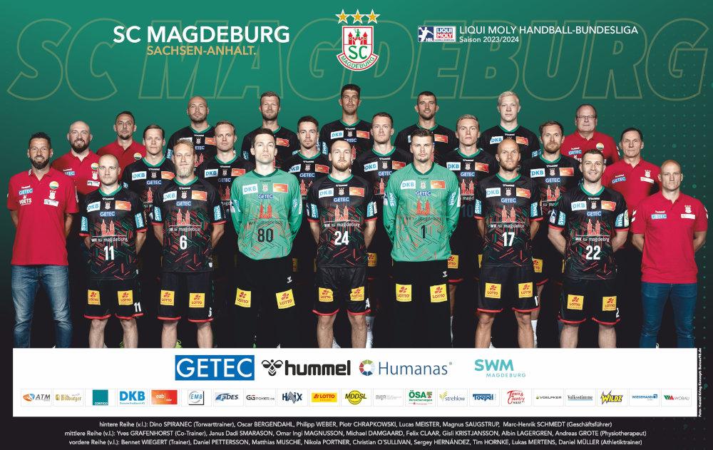 SC Magdeburg - Handball Bundesliga HBL und EHF Champions League Saison 2023-2024 - Copyright: SC Magdeburg